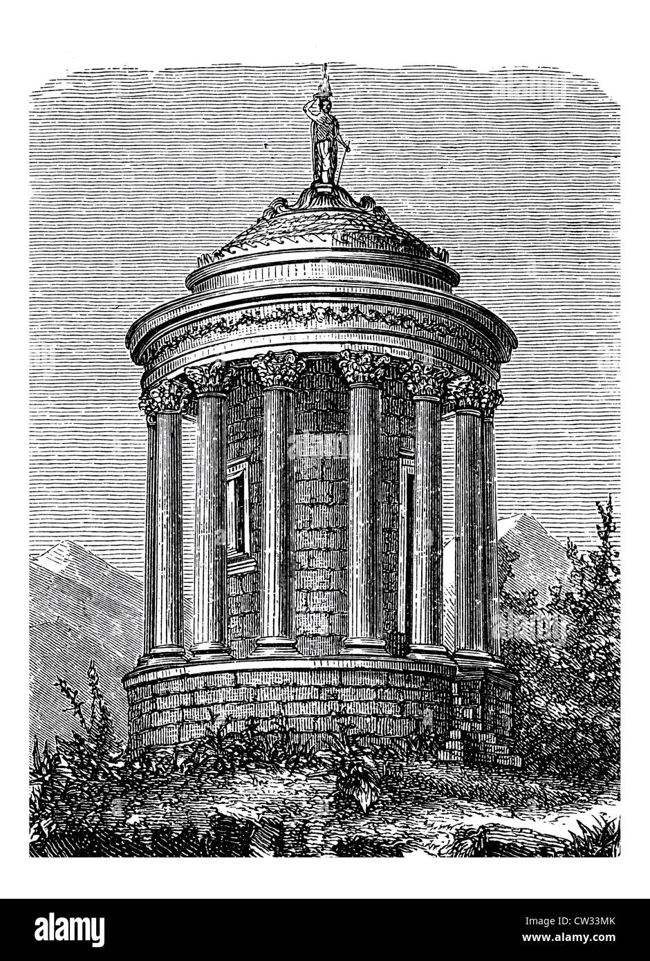 Vesta-Tempel in Tivoli Stockfoto