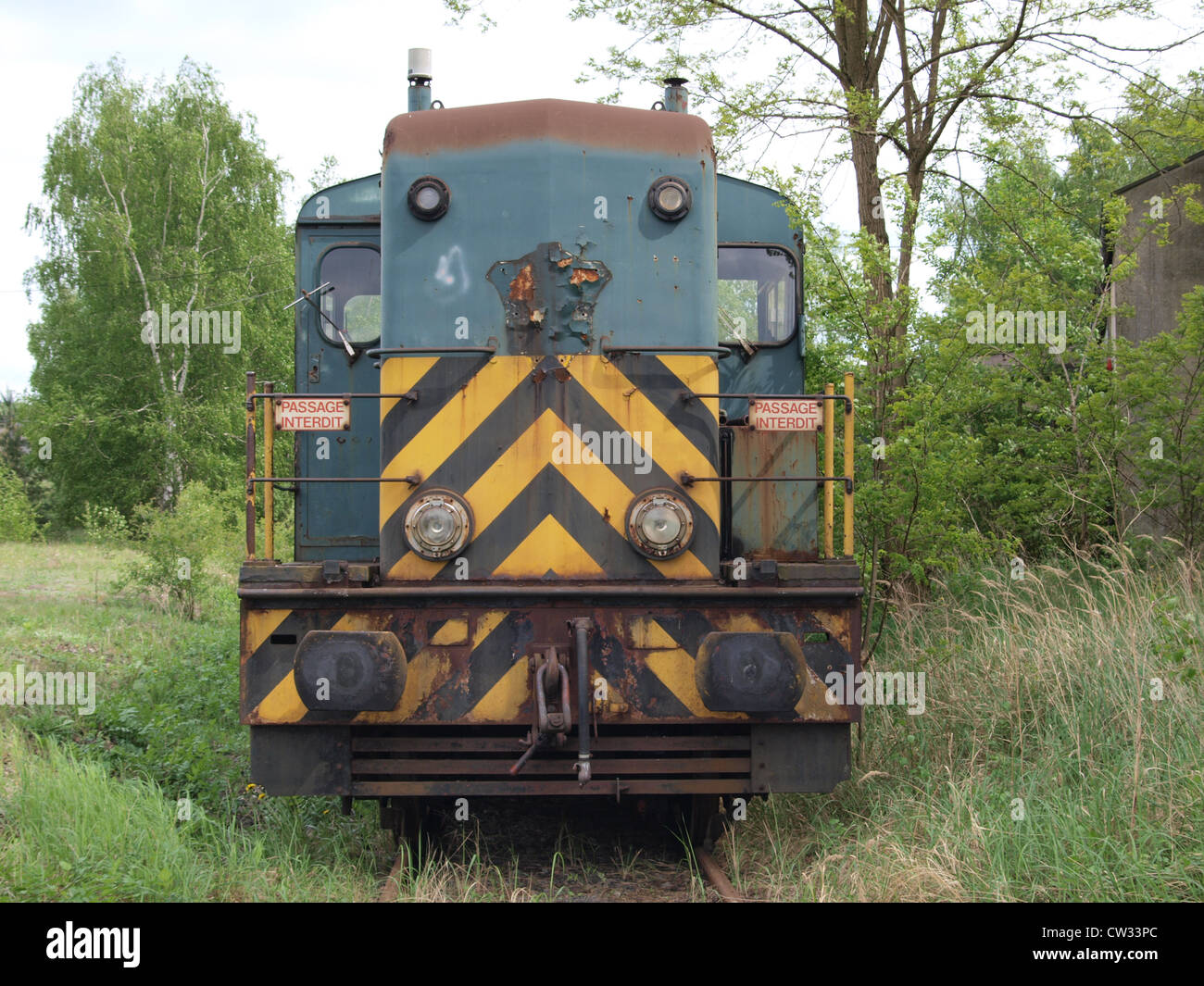 VFLI Cargo Diesellok in Petite-Rosselle Stockfoto