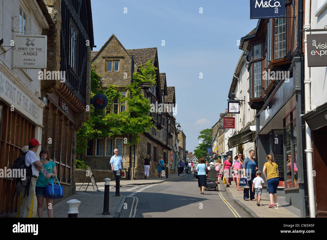 Billige Street, Sherborne, Dorset, England, Vereinigtes Königreich Stockfoto