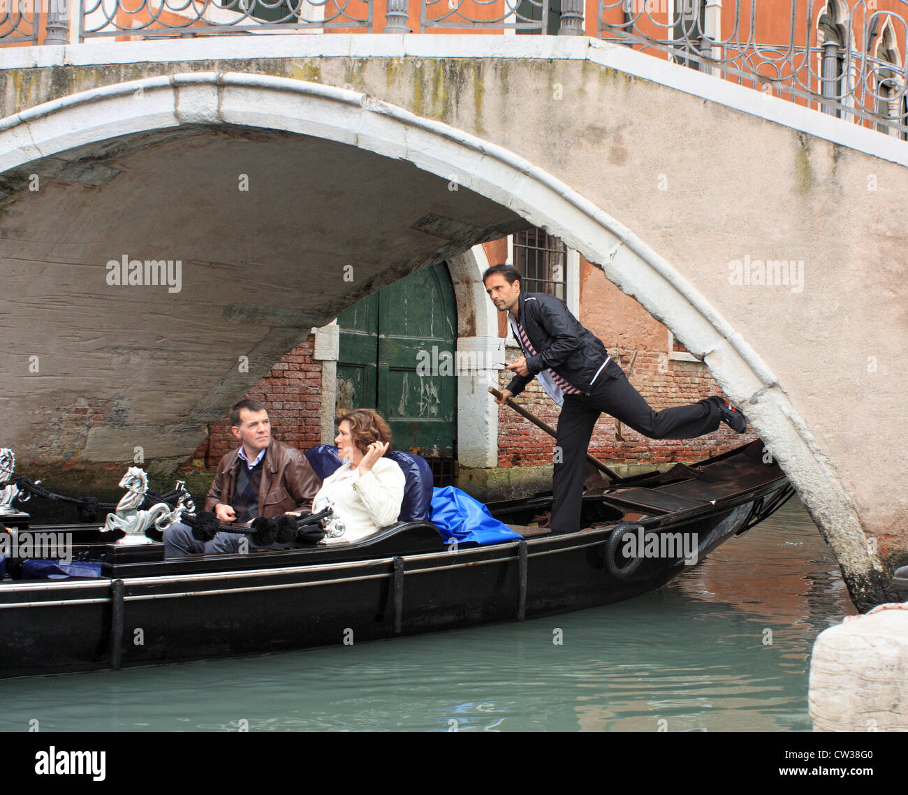 Gondelfahrt in Venedig Stockfoto