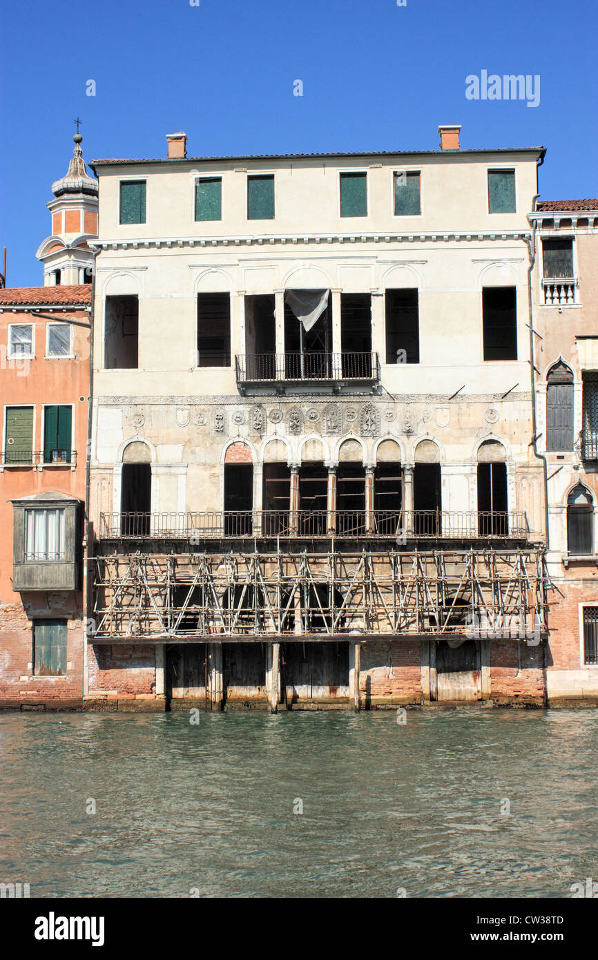 Ca' da Mosto Palast in Venedig, 13. Jahrhundert. Stockfoto