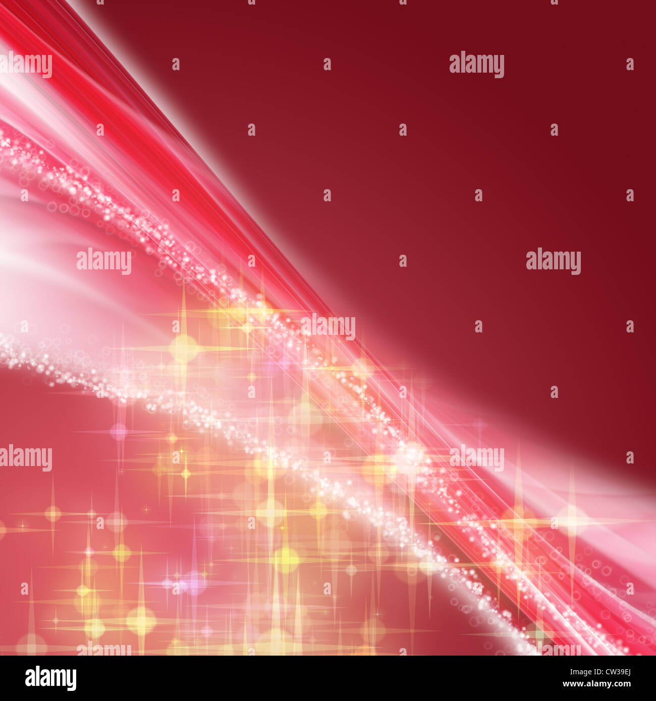 Fantastische Weihnachten wave Design mit Schneeflocken und leuchtenden