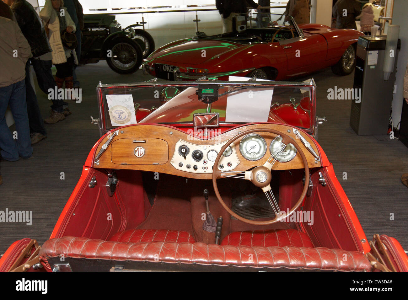 Ein 1952 MG Midget TD Roadster ist Bestandteil einer Oldtimer-Auktion bei Bonhams Oxford Stockfoto