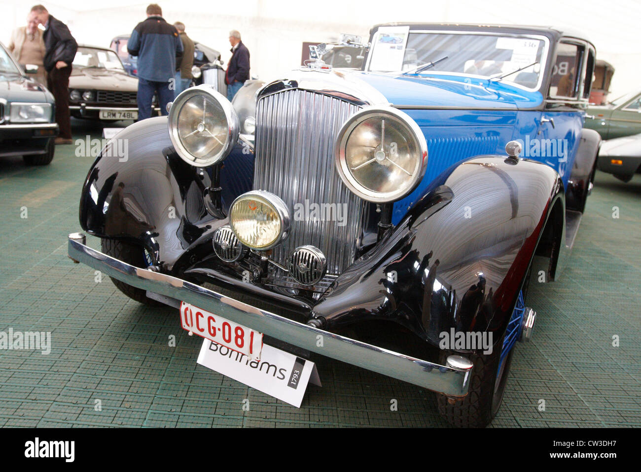 1935 Bentley 3,5 Liter Sport Saloon ist Teil einer Oldtimer-Auktion bei Bonhams Oxford Stockfoto