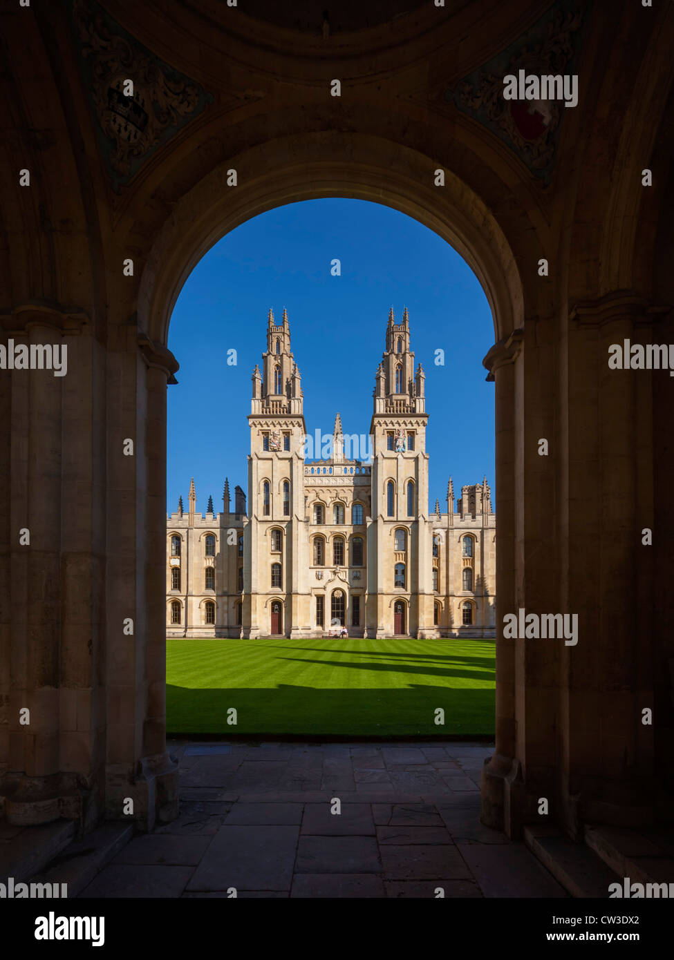 Am All Souls College, Oxford Stockfoto