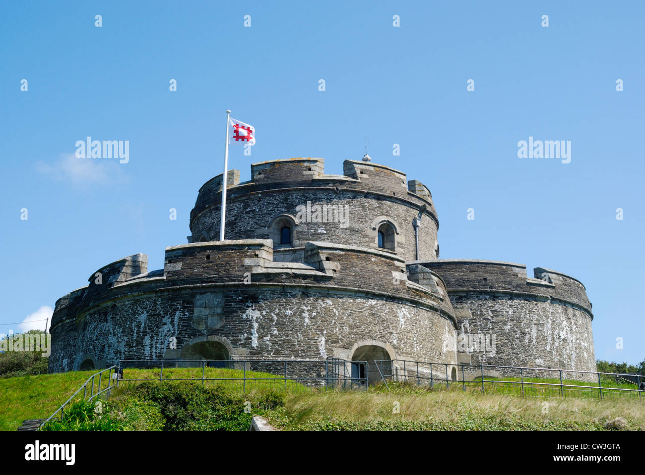 St. Mawes Castle, St. Mawes, Cornwall Stockfoto