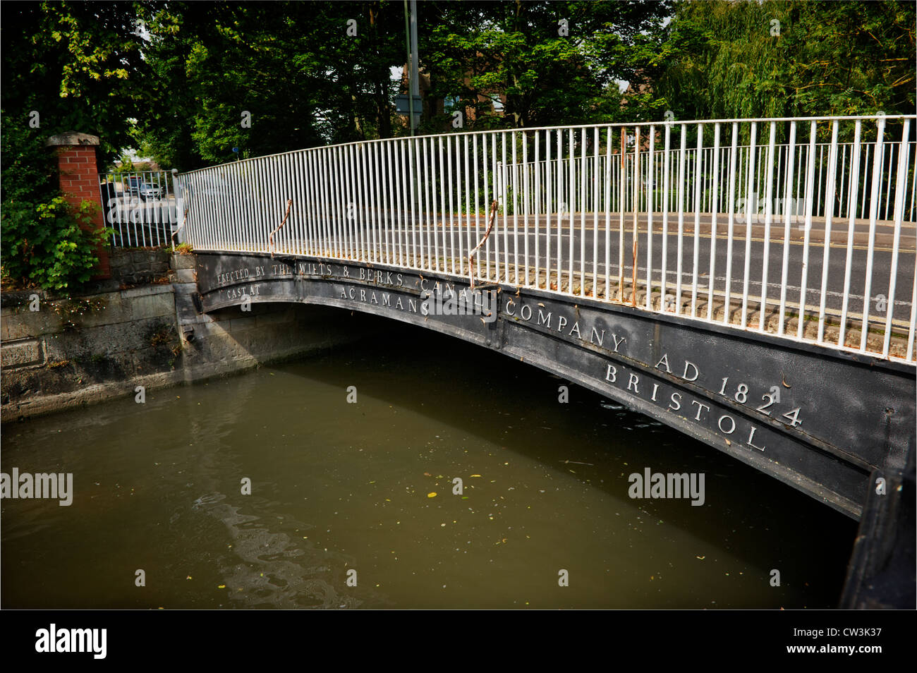 Gusseiserne Brücke in Abingdon-on-Thames Stockfoto