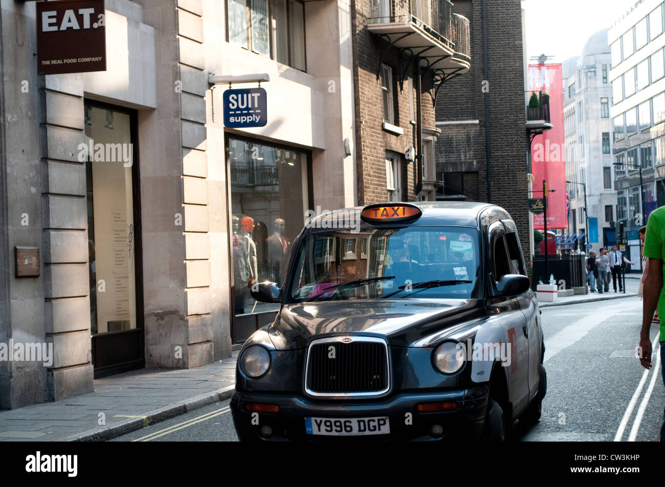 London Taxi, W1, City of Westminster, London, UK Stockfoto