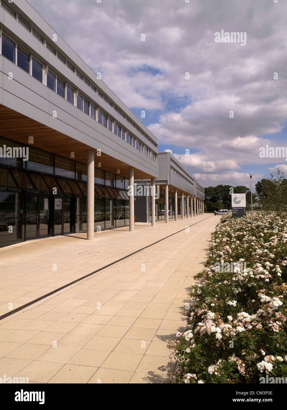 Neue Mittelschule Akademie Catmose College Gebäude, Oakham, Rutland, England UK Stockfoto