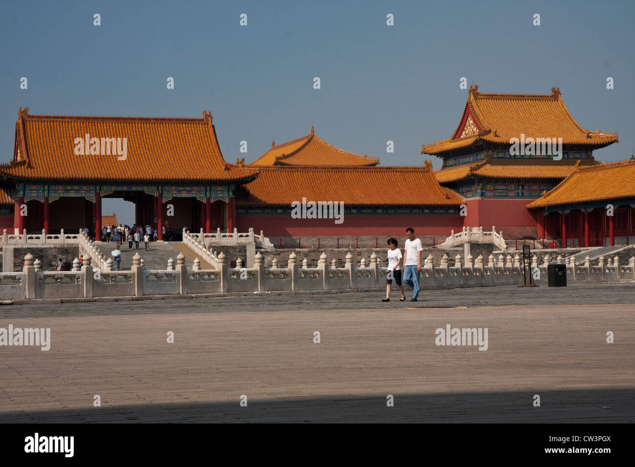 Das verbotene Schloss, Beijing Stockfoto