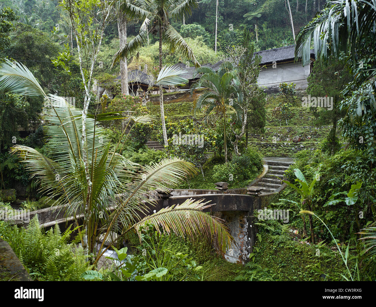 Das heilige Wasser Tempel des Gunung Kawi in Tampaksiring, Bali Stockfoto