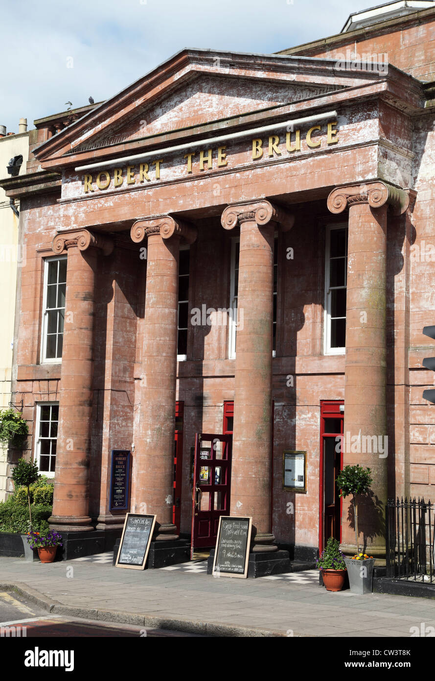 Die Robert the Bruce Wetherspoon Pub in Dumfries, Schottland, Großbritannien Stockfoto