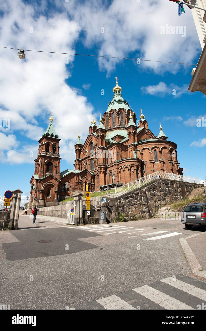 Uspenski Kathedrale, Helsinki Finnland Stockfoto