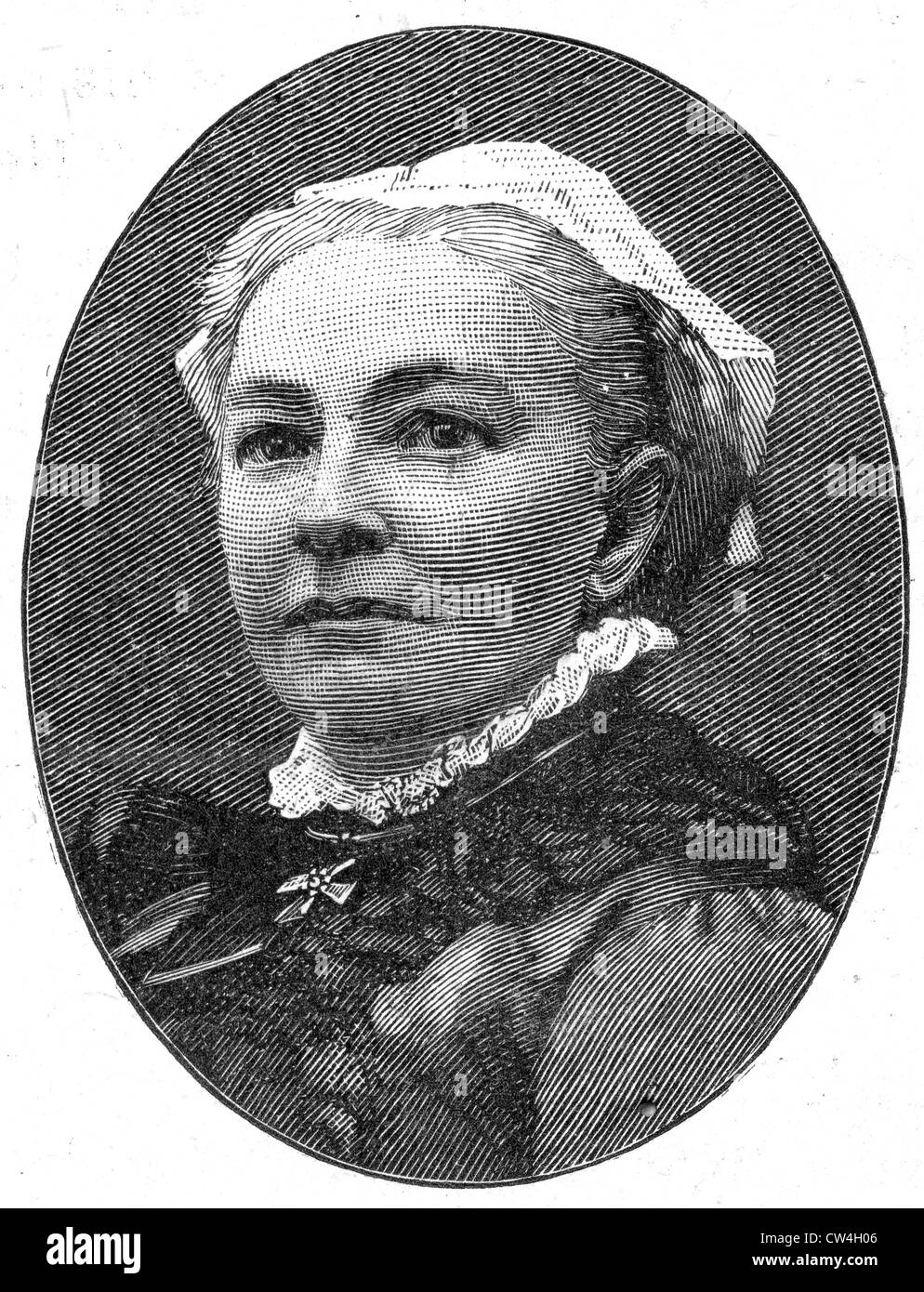 MARGARET OLIPHANT (1828-1897) schottischer Schriftsteller, der Name Frau Oliphant auf ihre Bücher verwendet Stockfoto