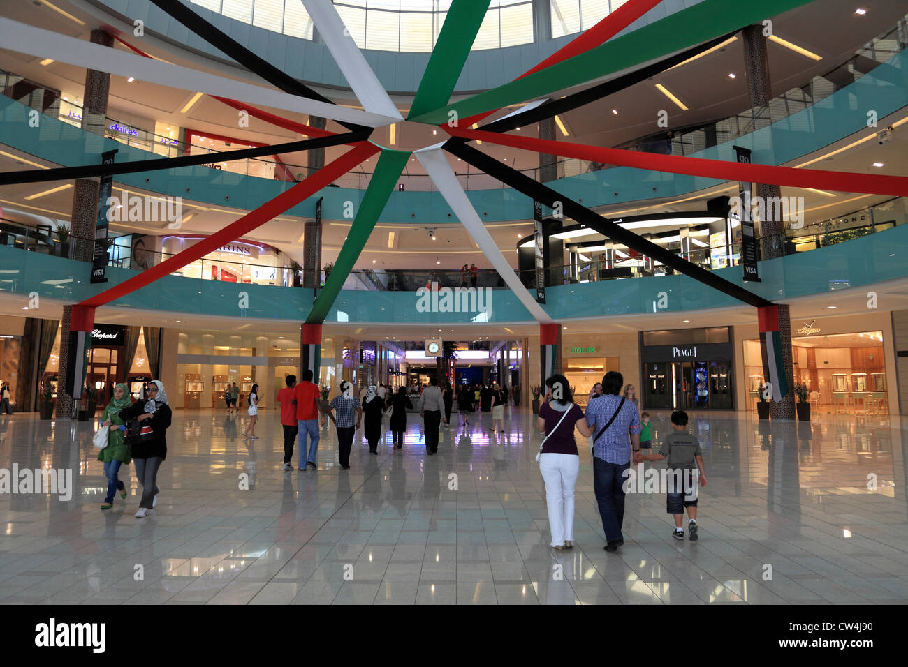 3569. Dubai Mall, Dubai, Vereinigte Arabische Emirate. Stockfoto