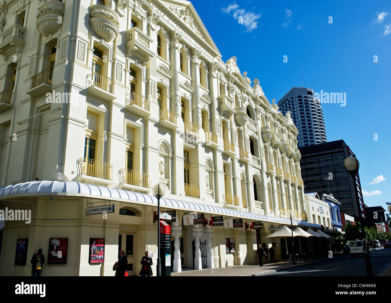 Perth Westaustralien - His Majesty's Theatre in Perth, Western Australia. Stockfoto