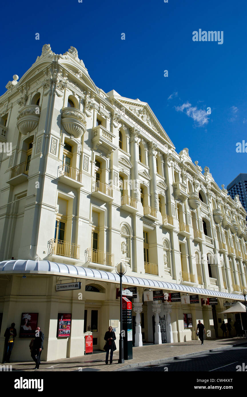 Perth Westaustralien - His Majesty's Theatre in Perth, Western Australia. Stockfoto
