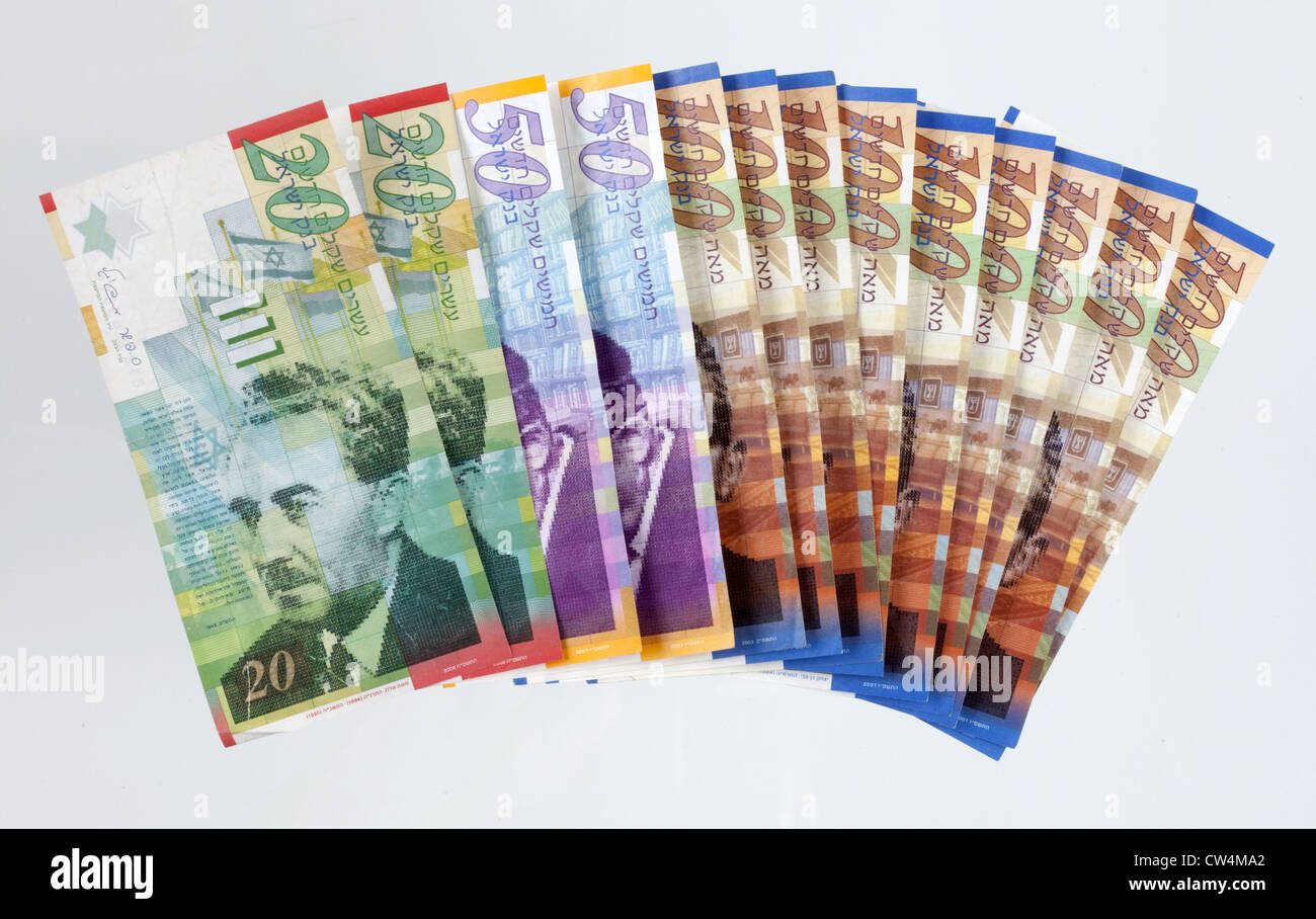 Shekel banknotes Stockfotos und bilder Kaufen Alamy