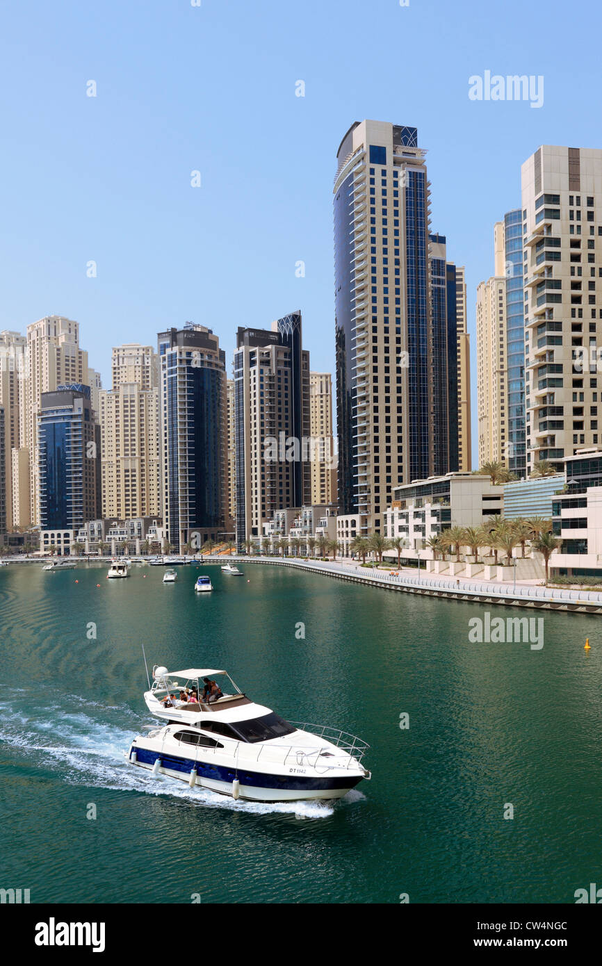3604. Dubai Marina, Dubai, Vereinigte Arabische Emirate. Stockfoto
