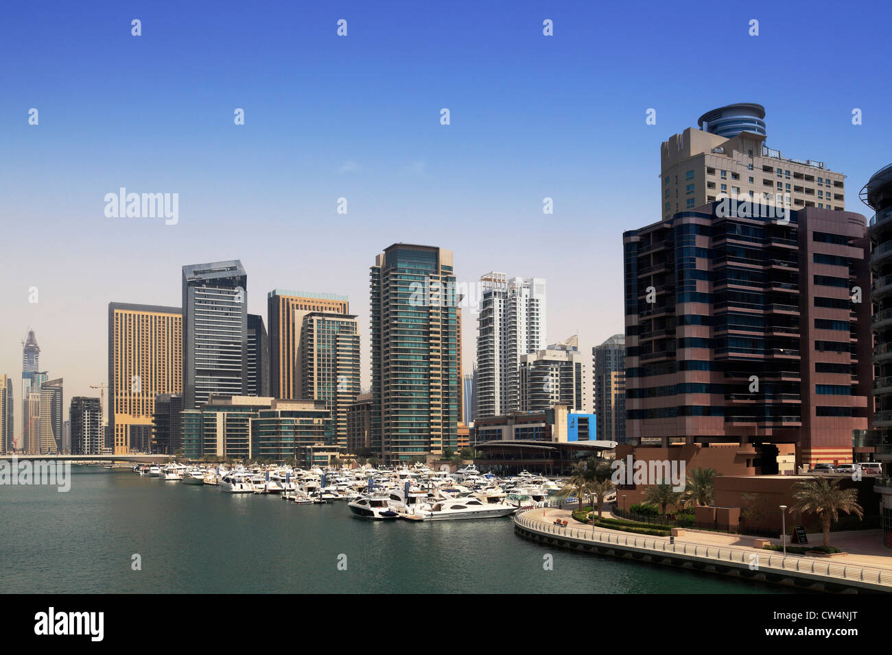 3606. Dubai Marina, Dubai, Vereinigte Arabische Emirate. Stockfoto