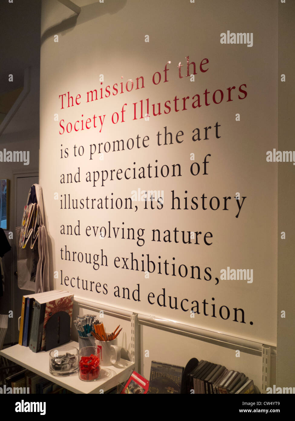 Gesellschaft der Illustratoren-Gebäude in New York City Stockfoto