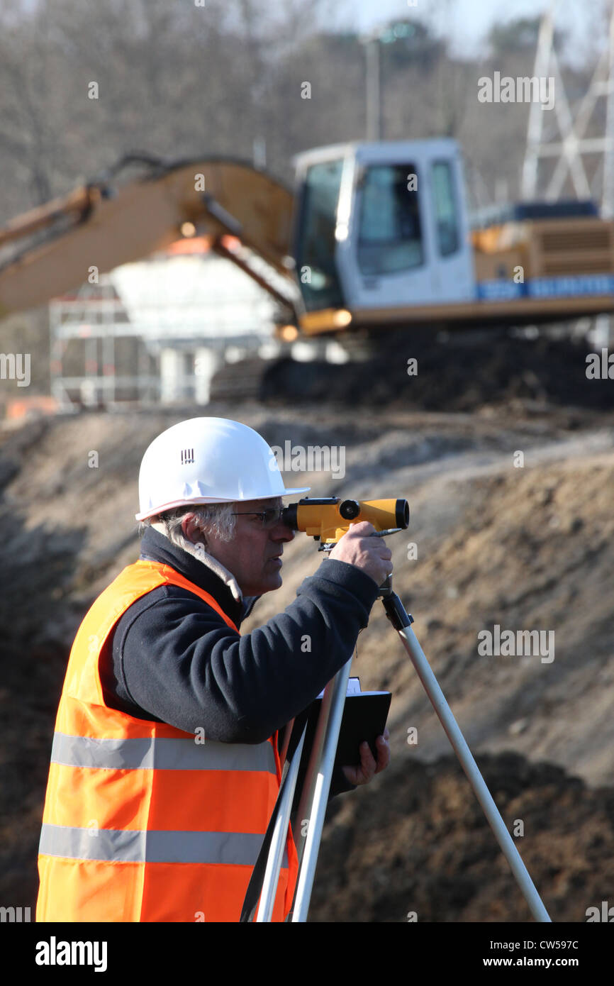 Technischen Bereich messen Stockfoto