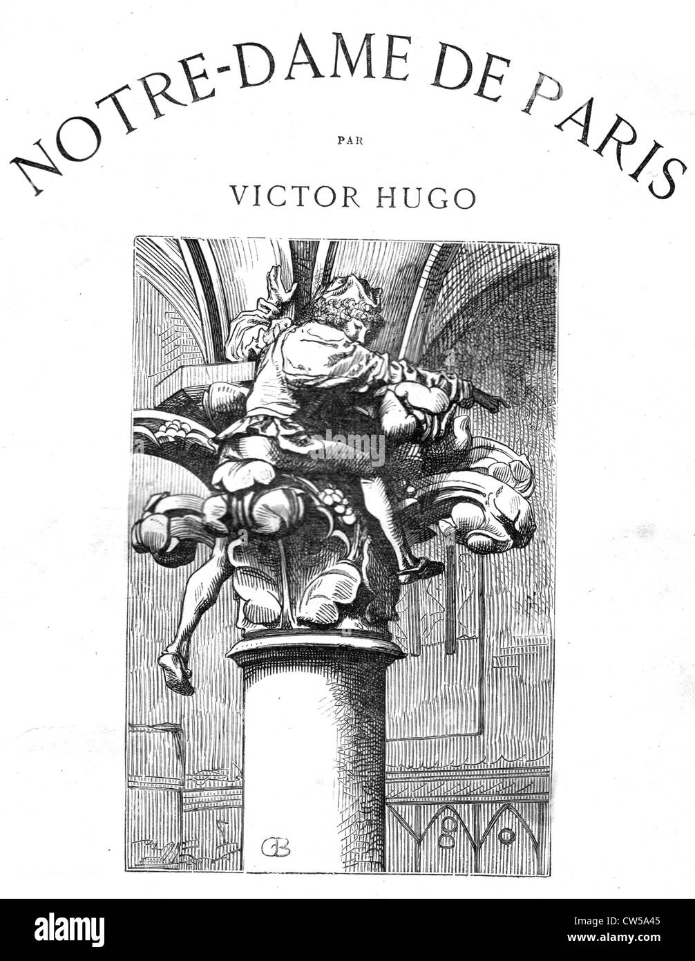 Brion, "Notre-Dame de Paris": Darstellung von Frollo Stockfoto