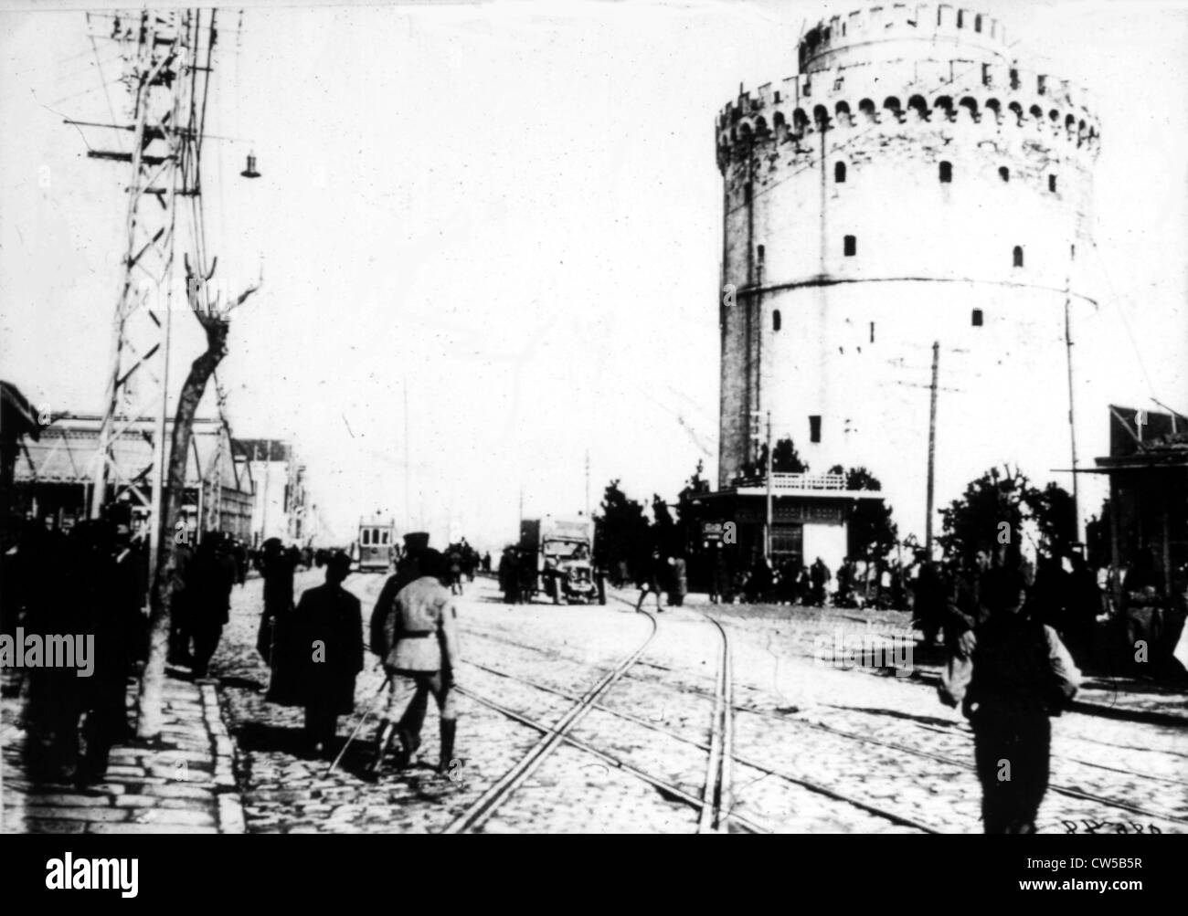 Krieg auf dem Balkan, Thessaloniki (Mazedonien), Turm von den Türken