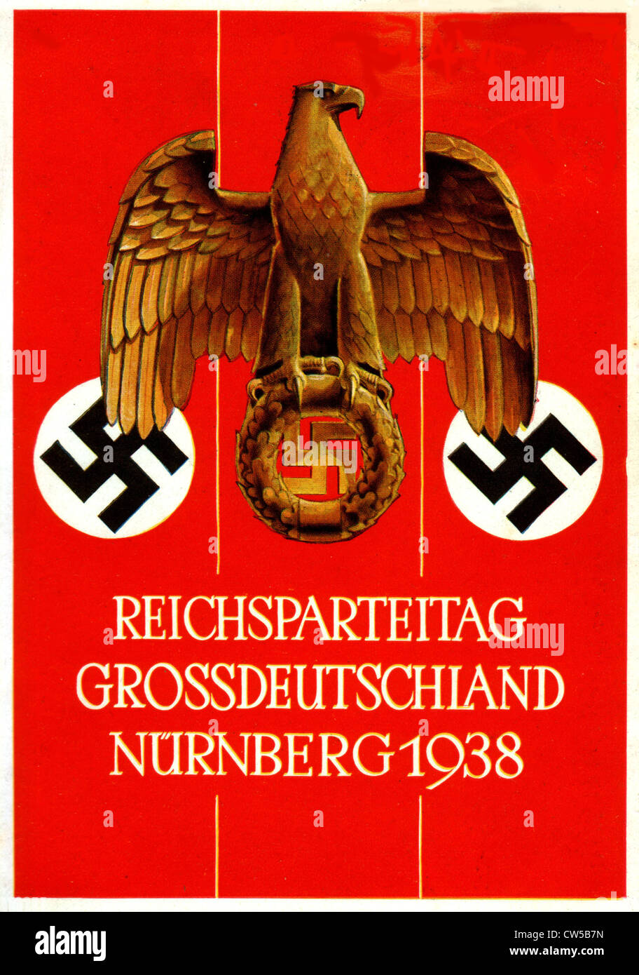 Postkarte, Nürnberg Rallye Stockfoto