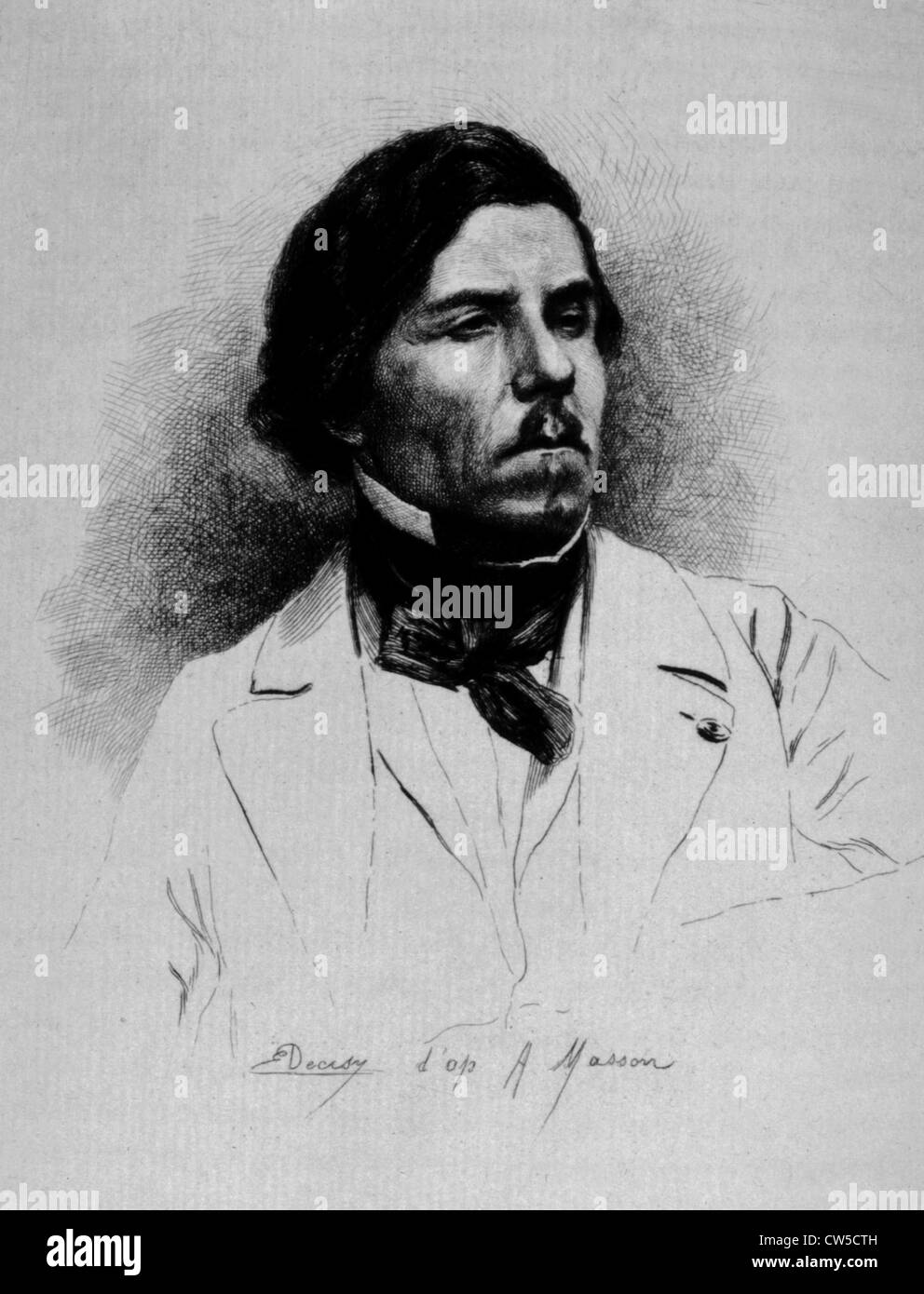 Eugène Delacroix nach A. Masson Stockfoto