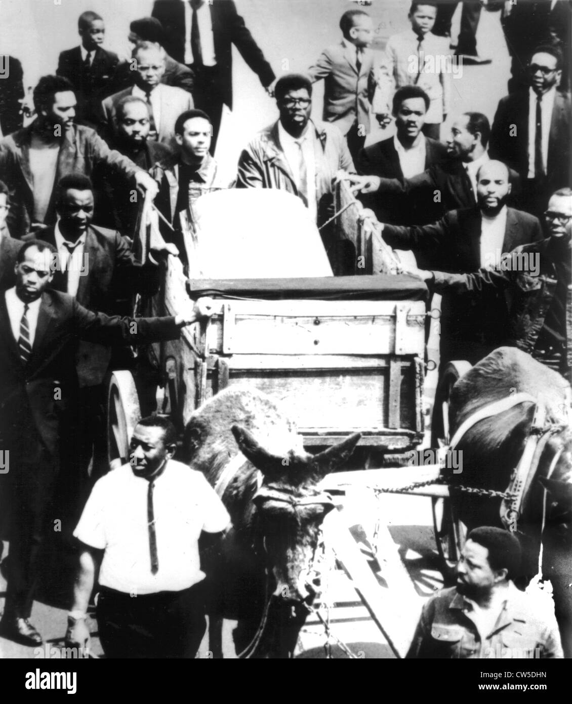 Trauerzug für Martin Luther KING (1929-1968) Stockfoto