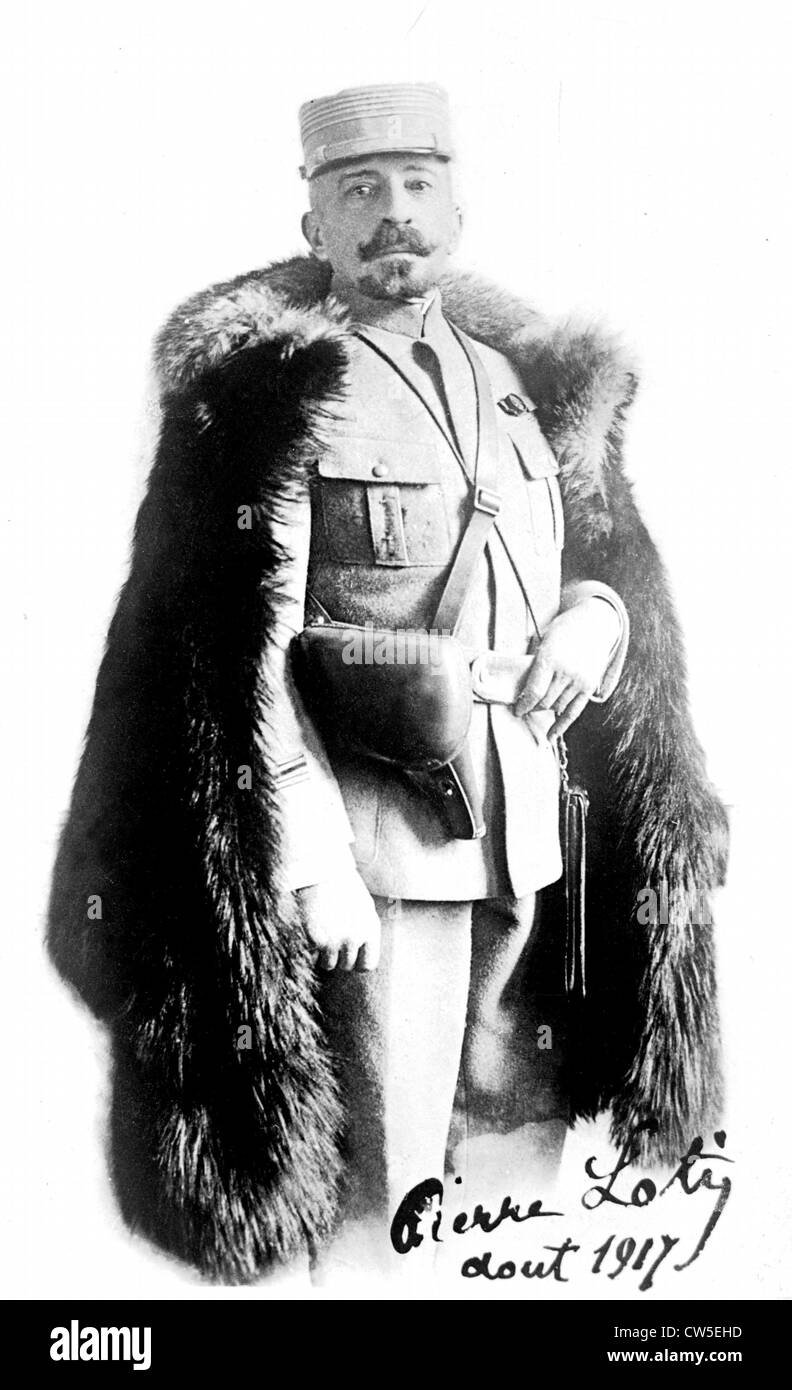 Portrait von Pierre Loti (1850-1923) Stockfoto