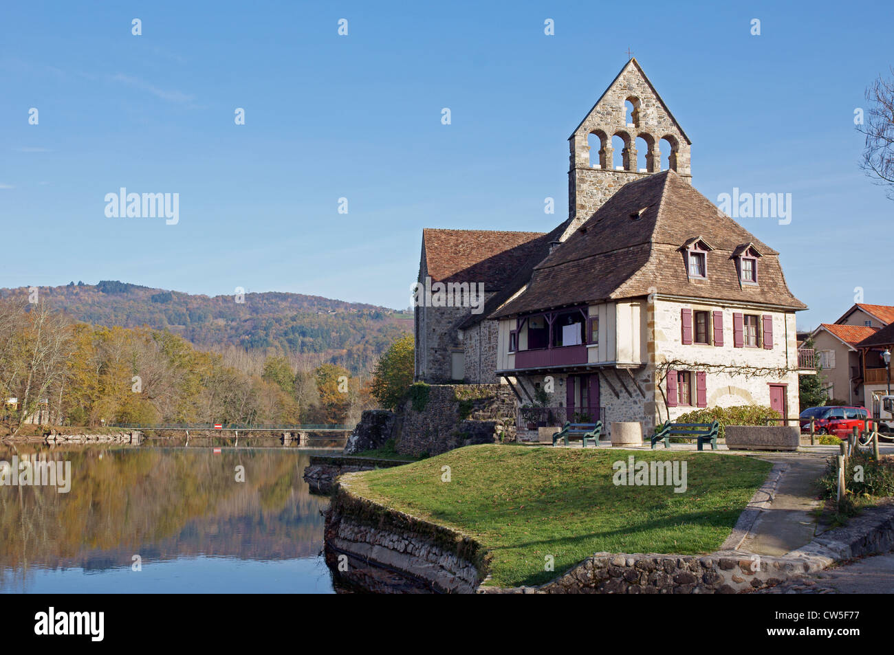 Beaulieu-Sur-Dordogne, Limousin, Frankreich Stockfoto