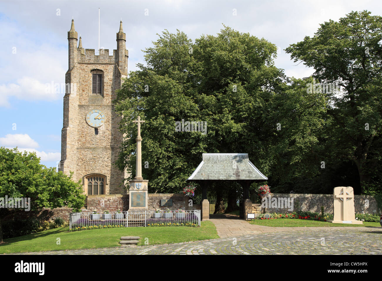 Pfarrei Kirche St. Edmund, Sedgefield, Nord-Ost England UK Stockfoto