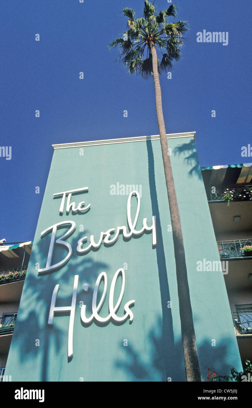 Beverly Hills Hotel in Los Angeles, Kalifornien Stockfoto