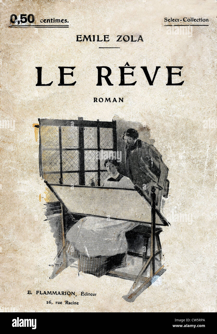 Cover von Emile Zolas Buch: "Le Rêve" Stockfoto