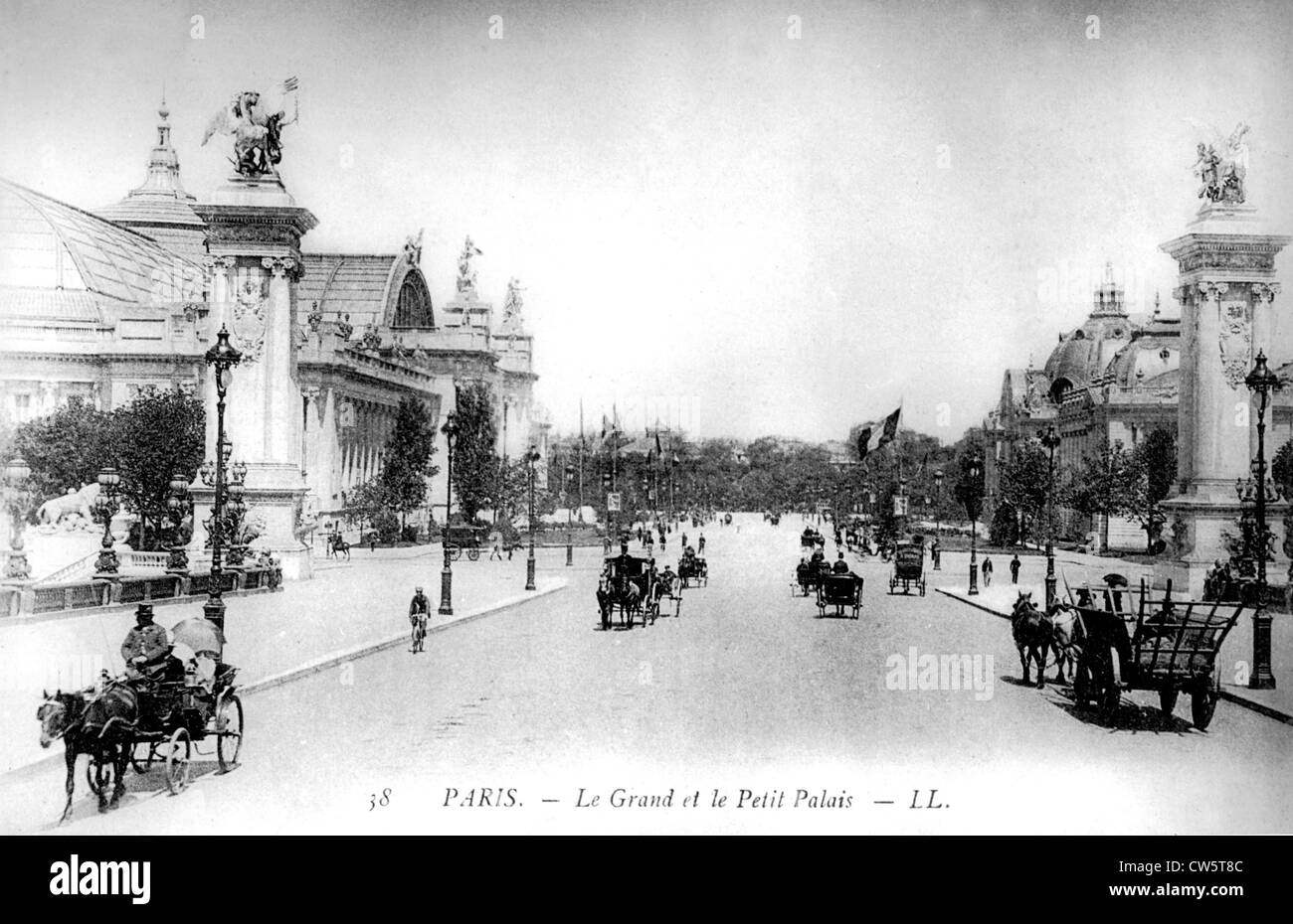 Paris, Grand und Petit Palais Stockfoto