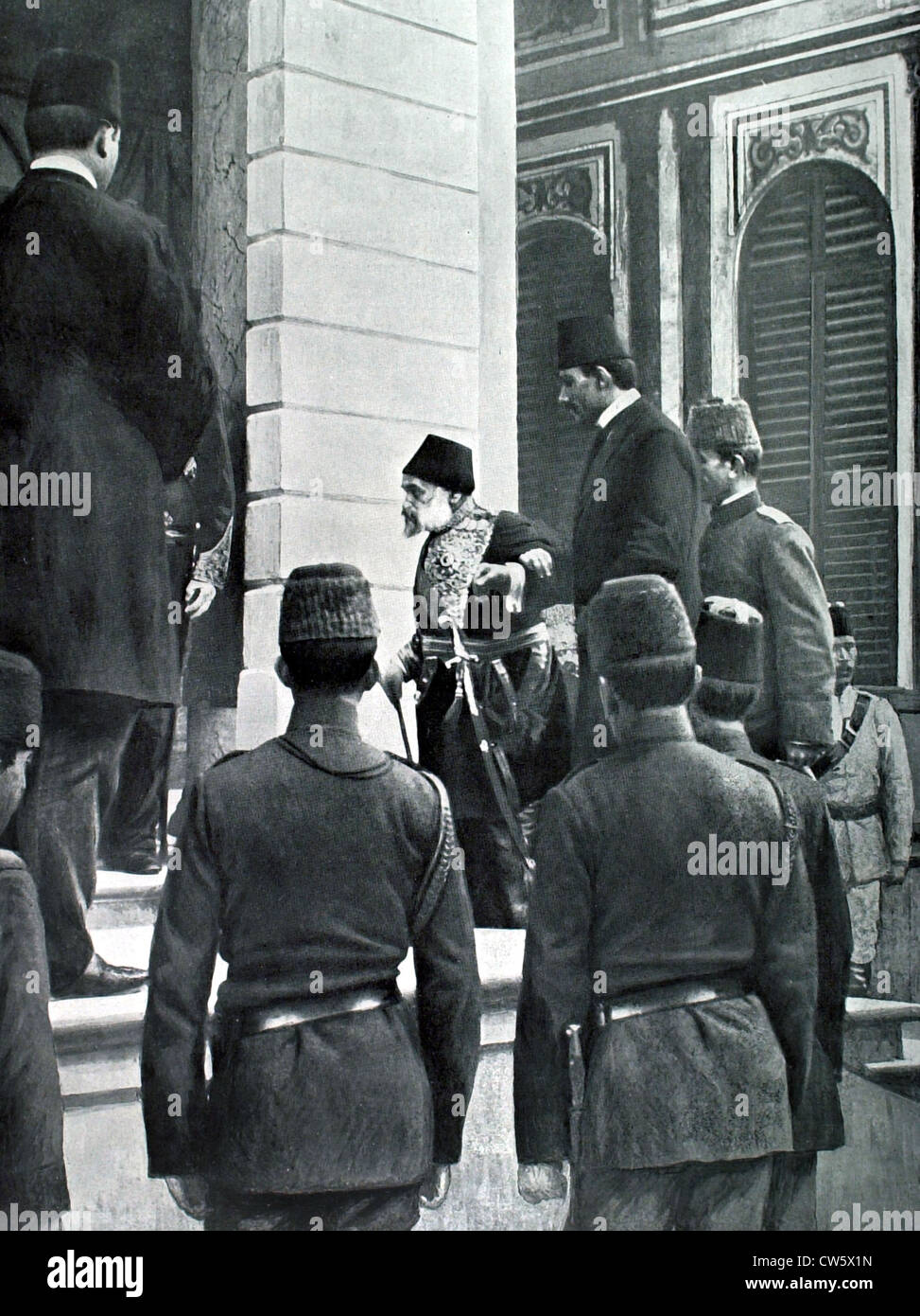 Türkei, Saïd Pacha, zurück an die Macht zum sechsten Mal. (Oktober 1911) Stockfoto