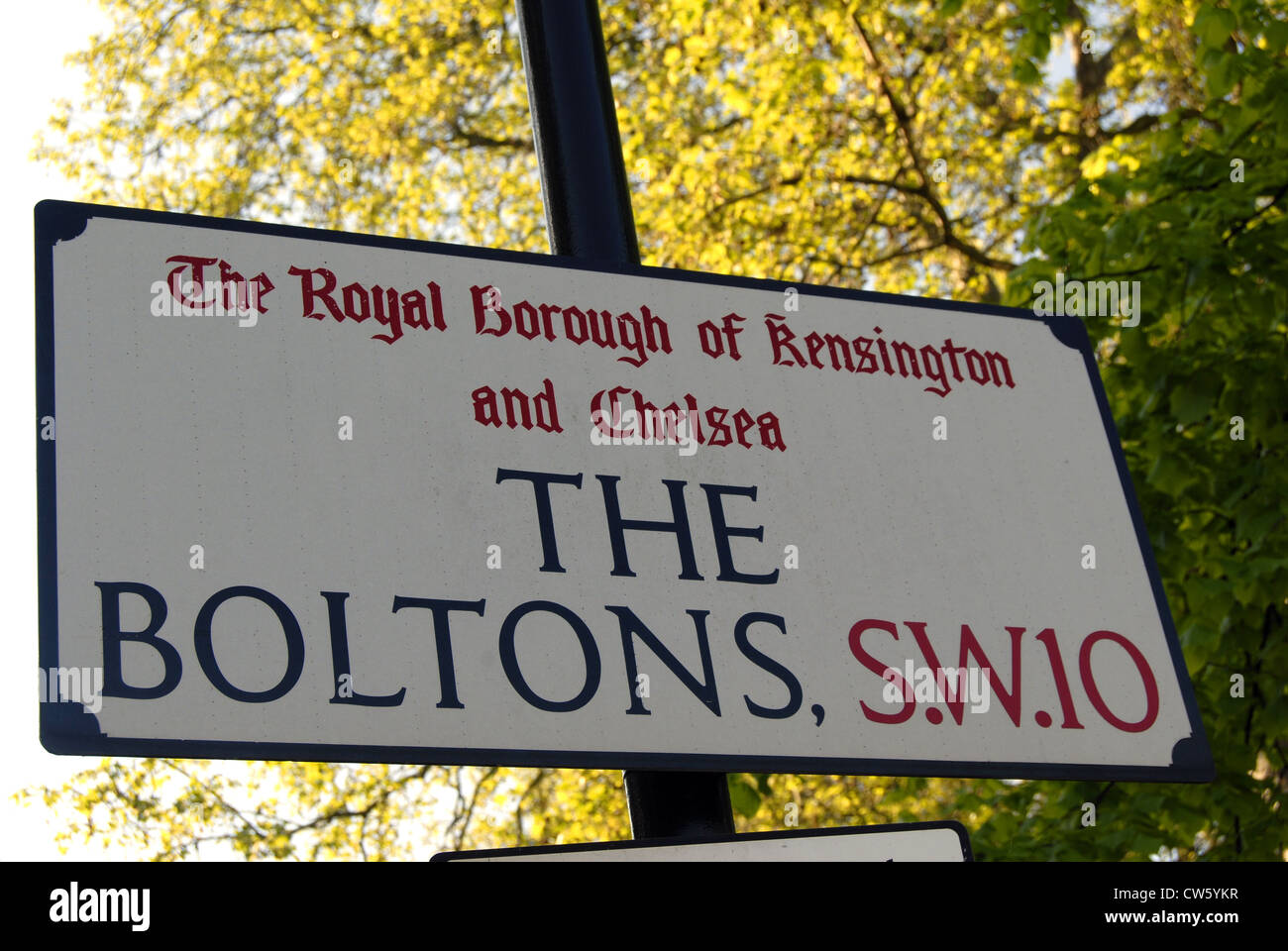 Boltons, SW10 Stockfoto