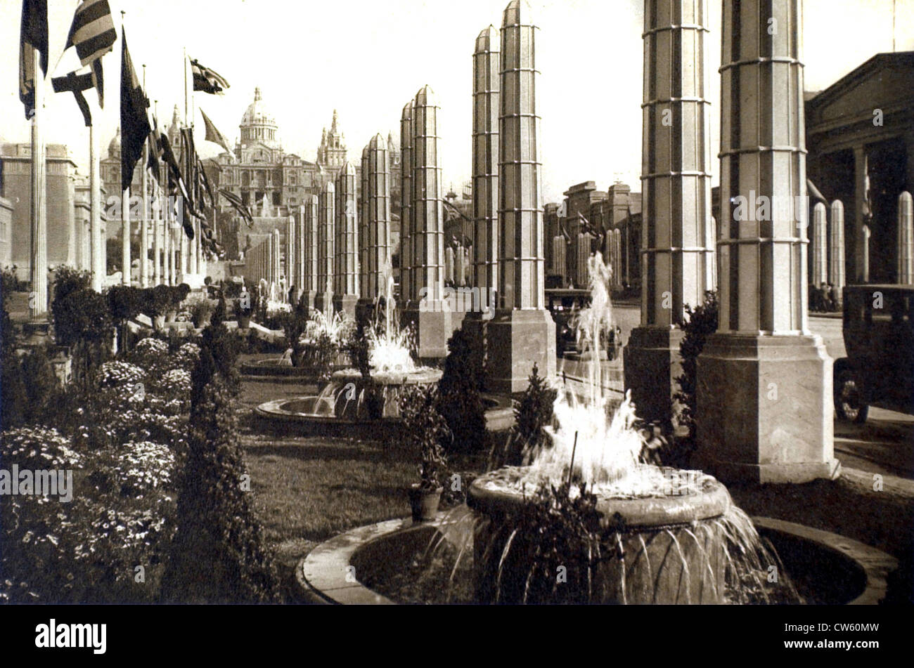 Weltausstellung Barcelona (1929) Stockfoto