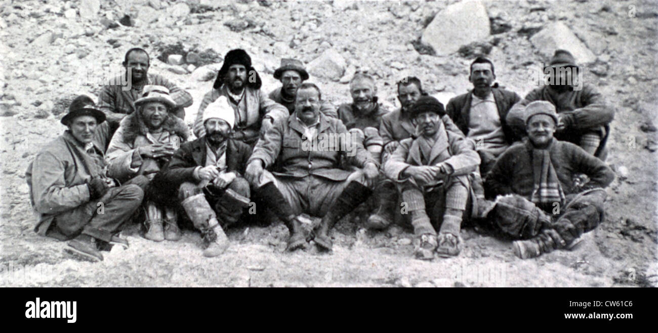 Mount Everest-Expedition, Mitglieder der Expedition (1922) Stockfoto