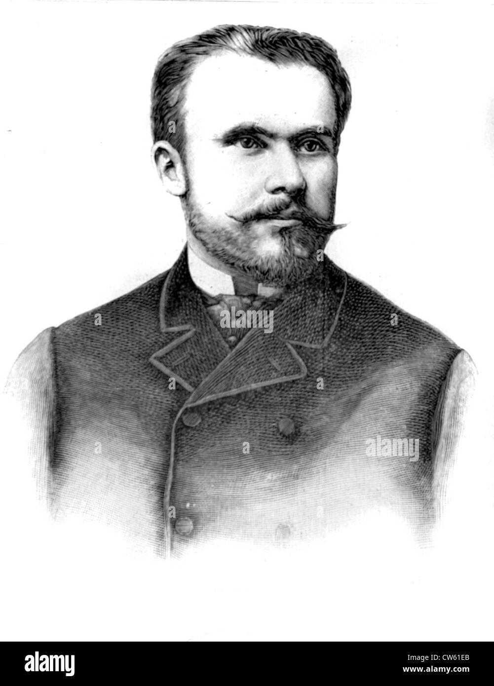 Porträt von Herrn Raymond Poincaré in "Le Journal Illustré" vom 16. April 1893 Stockfoto