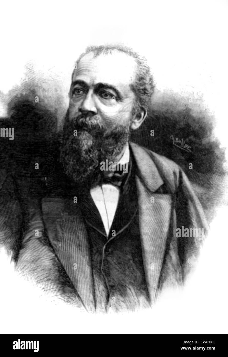 Porträt von Henri Brisson, in "Le Monde Illustré", 12.11.1881 Stockfoto