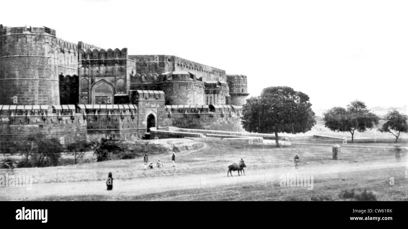 Fort Agra (Februar 1910) Stockfoto