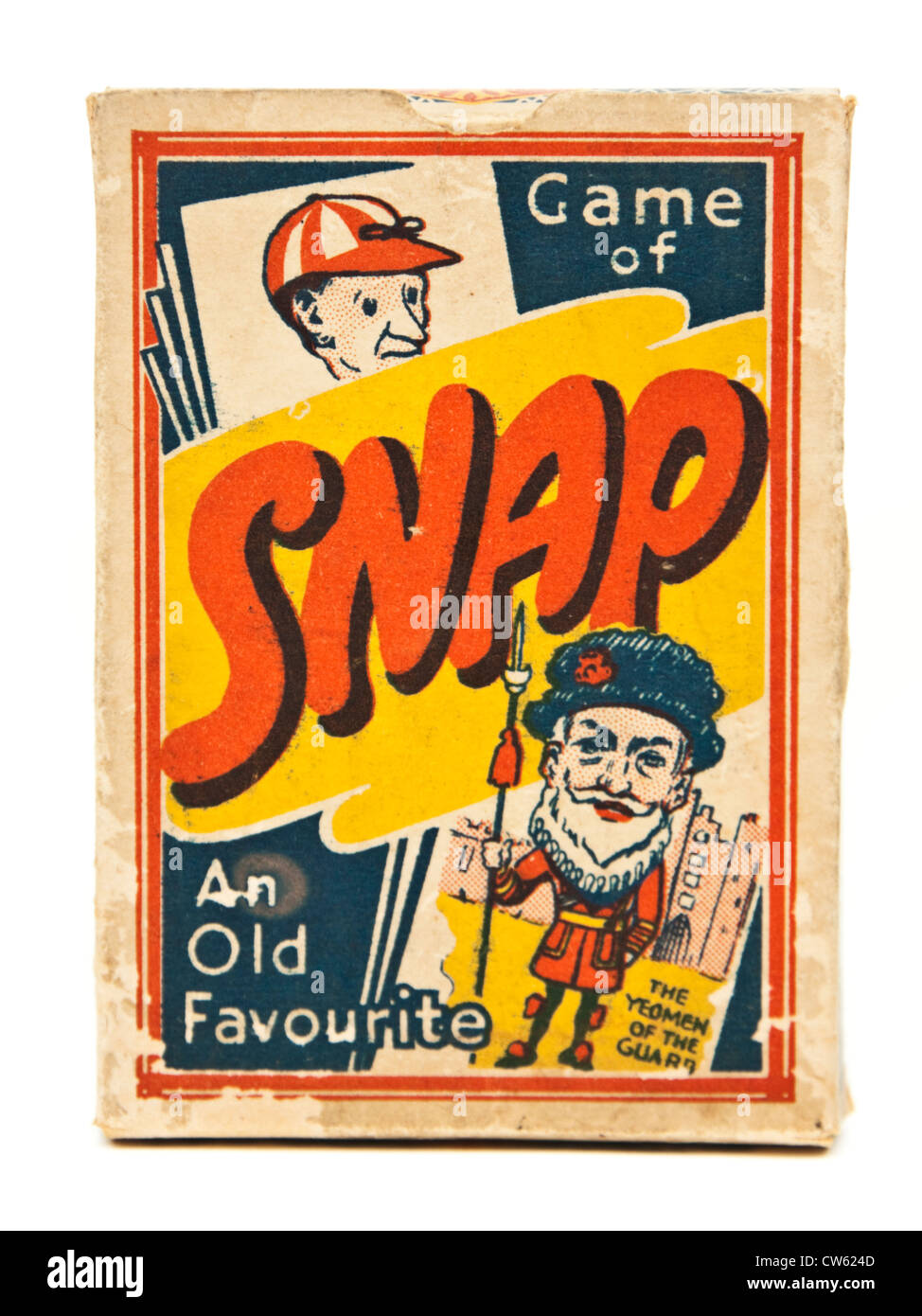 Vintage Spiel von Snap von Waddington Stockfoto
