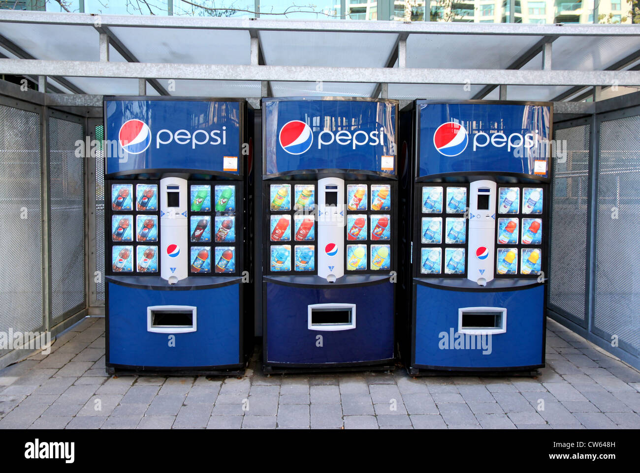 Getränke-Automaten Stockfoto