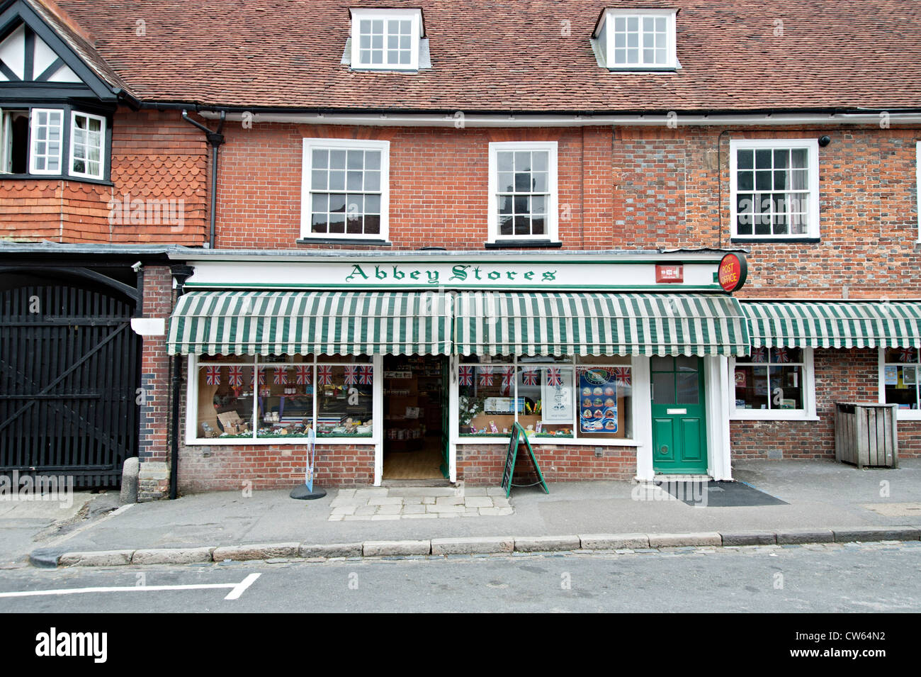 Beaulieu New Forest High Street Post und laden Stockfoto