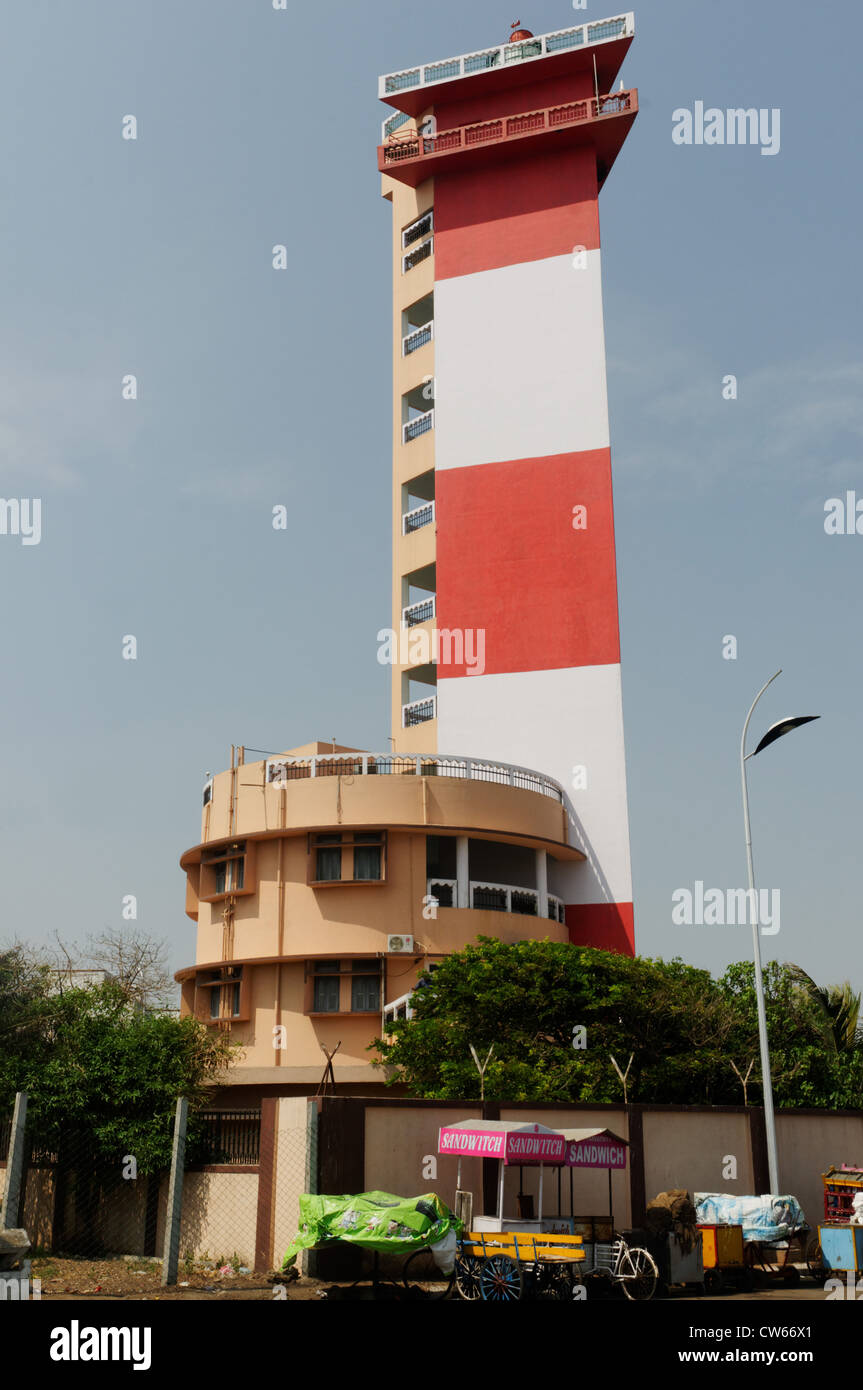 Madras (Chennai) Leuchtturm, Süd-Indien Stockfoto