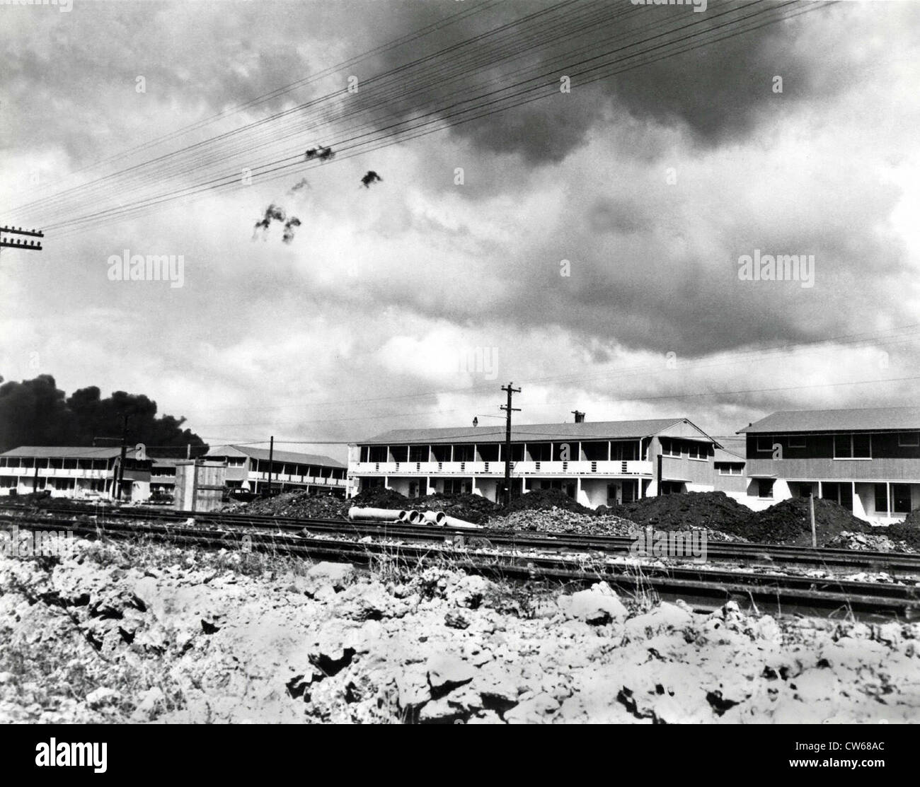 Pearl Harbor, 7. Dezember 1941 Stockfoto