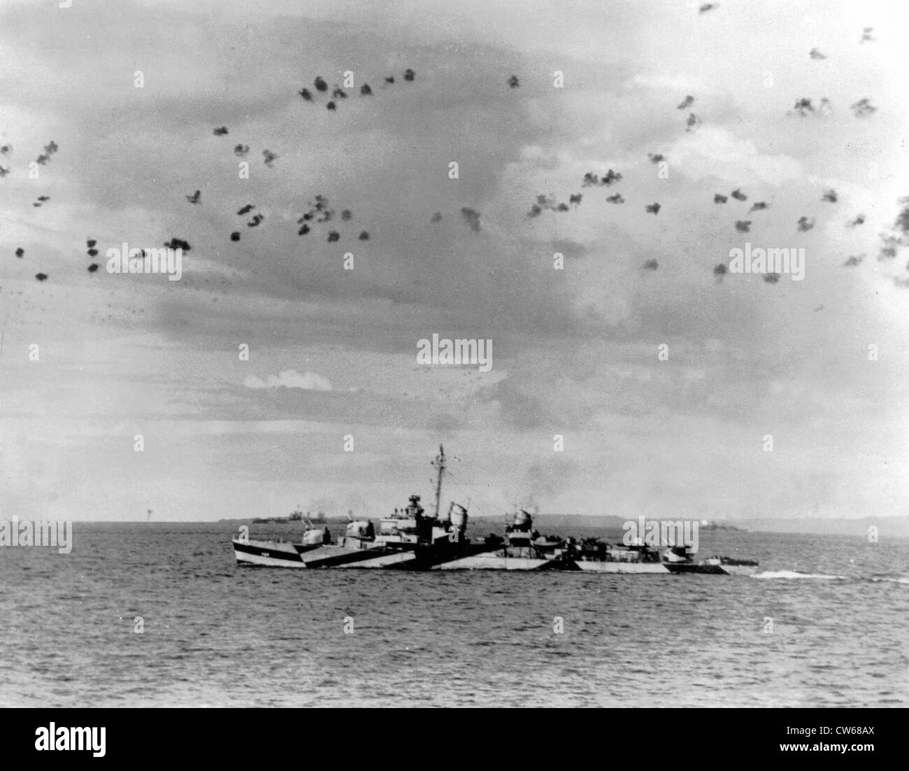 Amerikanische Zerstörer Laffey DD-724 Stockfoto